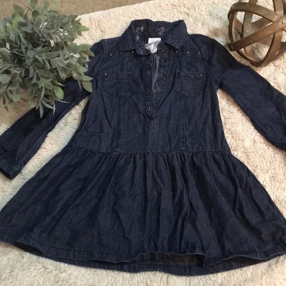 girls jean dress